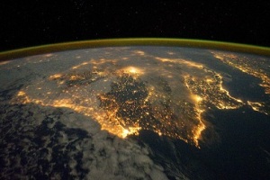 Así de hermosa luce la Península Ibérica desde el espacio. Imagen captada desde la la Estación Espacial Internacional (ISS) el 4 de diciembre de 2011.
